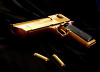 50 Caliber Pistol stock photo