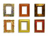 Picture Frames stock photo