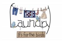 Laundry Sign stock photo