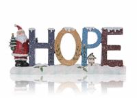 Hope Christmas Sign stock photo
