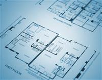 Home Plans stock photo