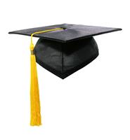 Graduation Cap and Tassle stock photo