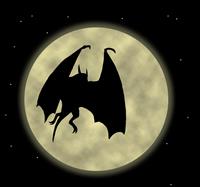 Halloween Bat stock photo