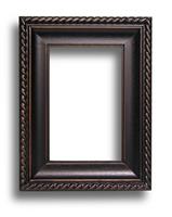 Wooden Picture Frame stock photo