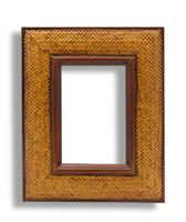 Weaved Picture Frame stock photo