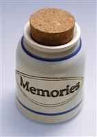 Memory Jar stock photo
