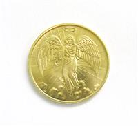 Angel Coin stock photo