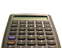 Calculator stock photo