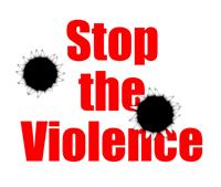 Stop the Violence stock photo