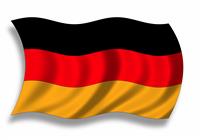 German Flag stock photo