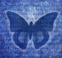 Digital Butterfly stock photo