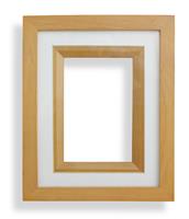 Wooden Picture Frame stock photo