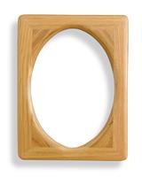 Round Picture Frame stock photo