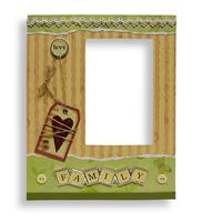Family Picture Frame stock photo