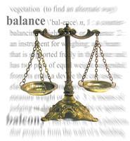Balance Theme stock photo