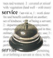 Service Theme stock photo