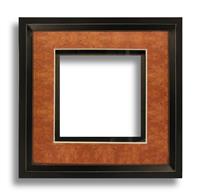 Asian Themed Picture Frame stock photo