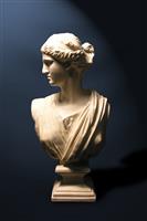 Statue of a Roman Goddess stock photo