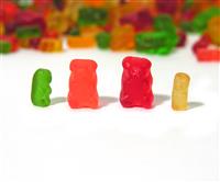 Gummy Family stock photo