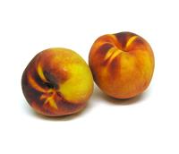 Two Peaches stock photo
