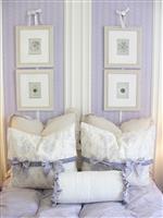 Lavender Bedroom stock photo