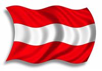 Austria Flag stock photo