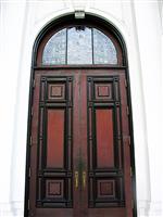 Church Door stock photo