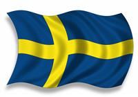 Swedish Flag stock photo