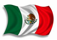 Mexican Flag stock photo