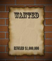 Wanted! stock photo