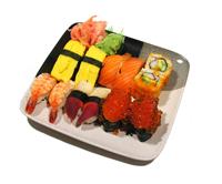 Sushi Plate stock photo