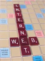 Internet Themed Game stock photo