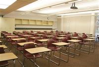 Empty Classroom stock photo