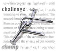 Challenge Theme stock photo