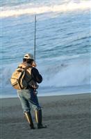 Fisherman stock photo