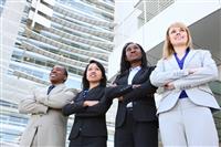 Diverse Ethnic Business Team stock photo