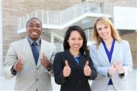  Business Team (Focus on Asian Woman) stock photo