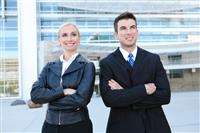 Attractive Business Team stock photo