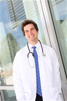 Handsome Man Doctor stock photo