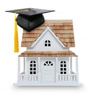 College Graduation Home Ownership stock photo