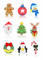 Isolated Christmas Icons  stock photo