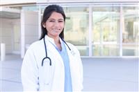 Indian Medical Woman Nurse stock photo