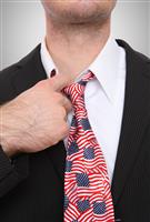 Business Man United States Tie stock photo