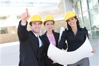 Building Construction Team stock photo