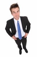 Handsome Business Man Isolated stock photo