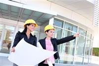 Women Construction Team stock photo