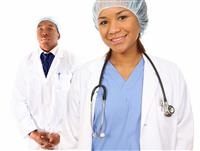 African Medical Team stock photo