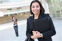 Attractive Hispanic Business Woman stock photo