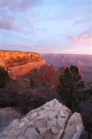 Grand Canyon at Sunset stock photo