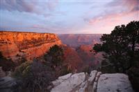  Grand Canyon at Sunset stock photo